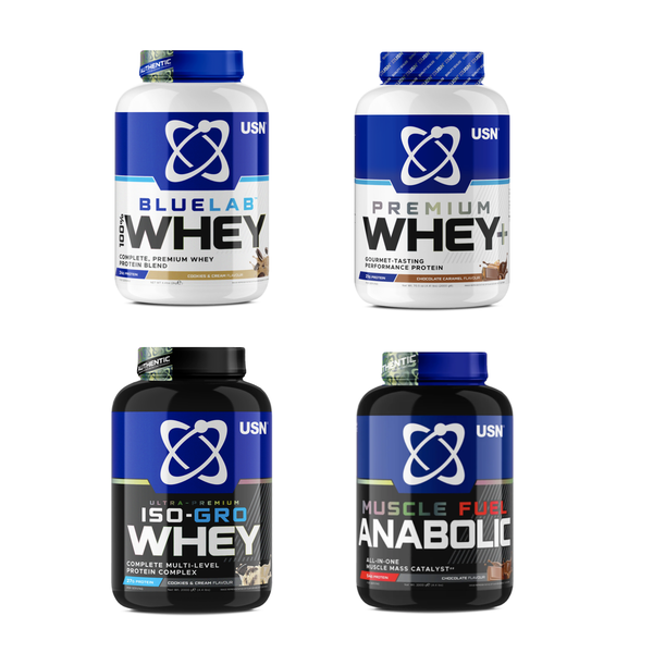 Proteiny a gainery