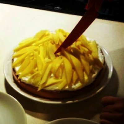 Extrazdravý mangový cheesecake